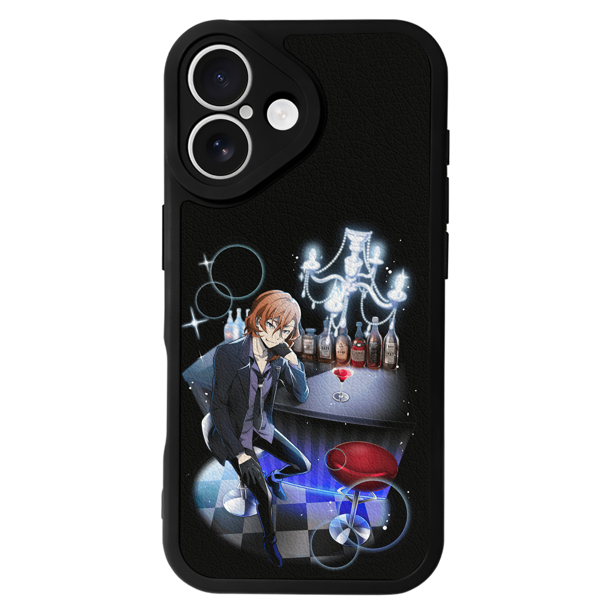 （画像用） 文豪ストレイドッグス Bungo Stray Dogs 【iPhone 16シリーズ対応】シリコンスマホケース（レザー調） 材質：シリコン